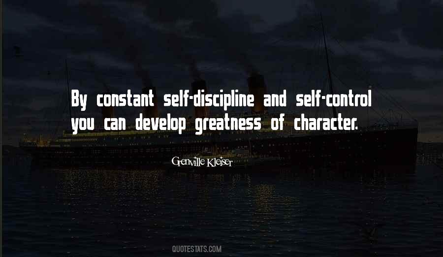 Self Control Self Discipline Quotes #1796877