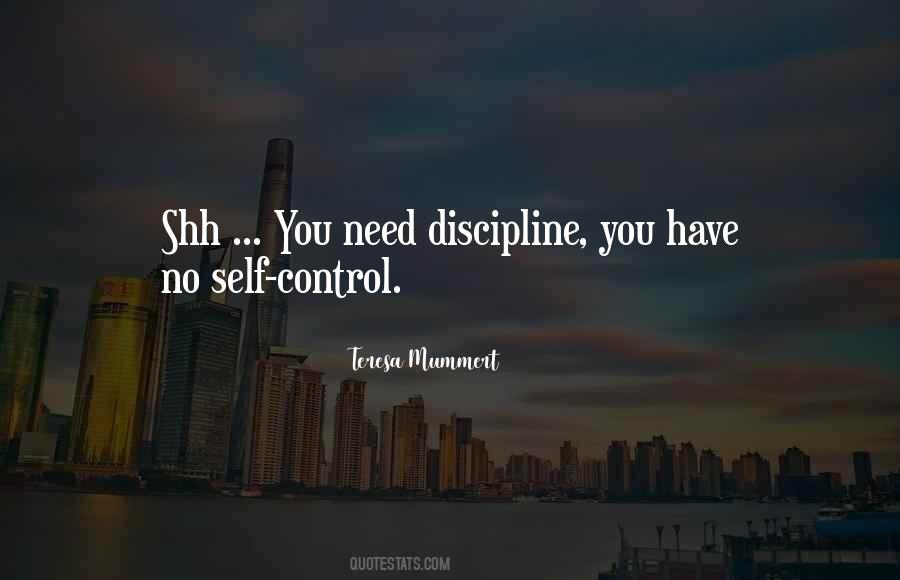 Self Control Self Discipline Quotes #227571