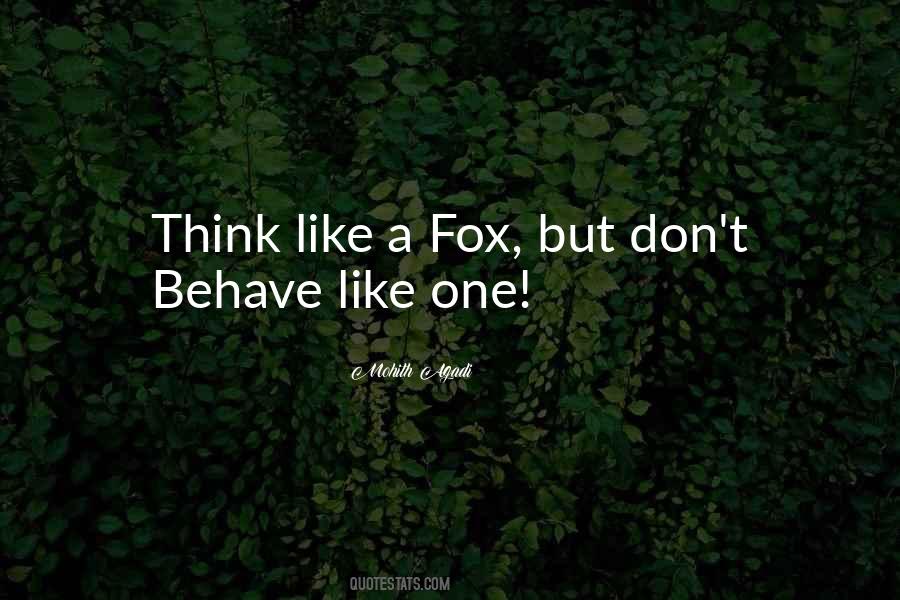 Fox Quotes #1213967