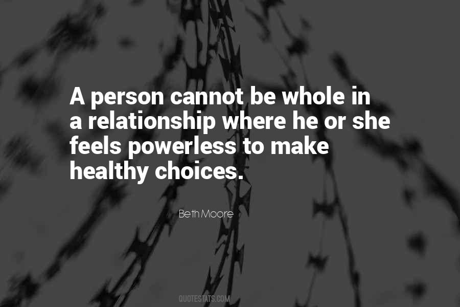 Make Healthy Choices Quotes #978709