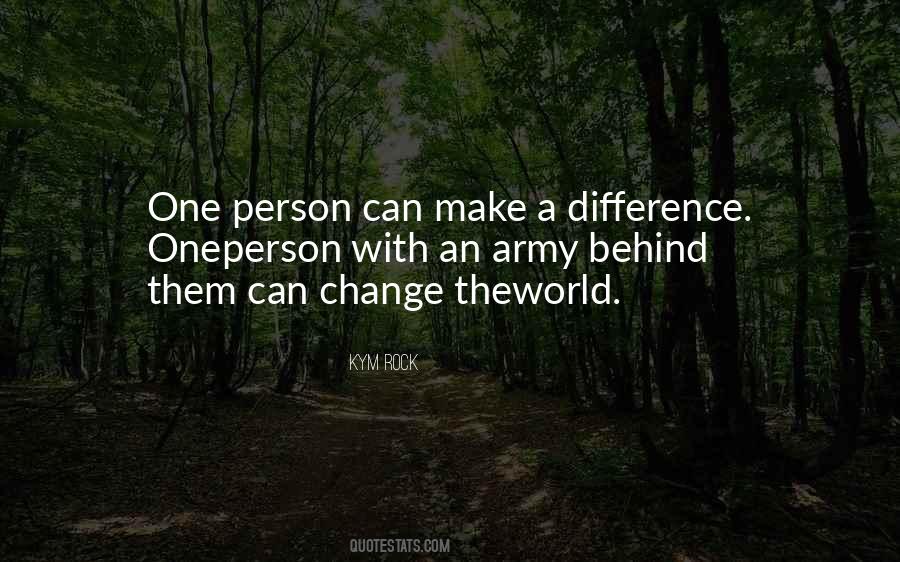 A Person Change Quotes #127502