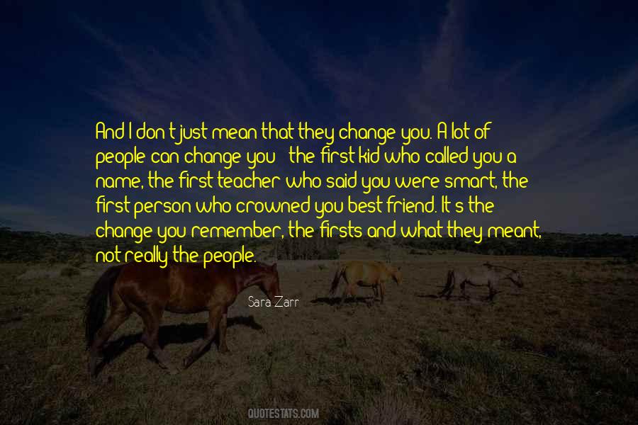 A Person Change Quotes #1407179