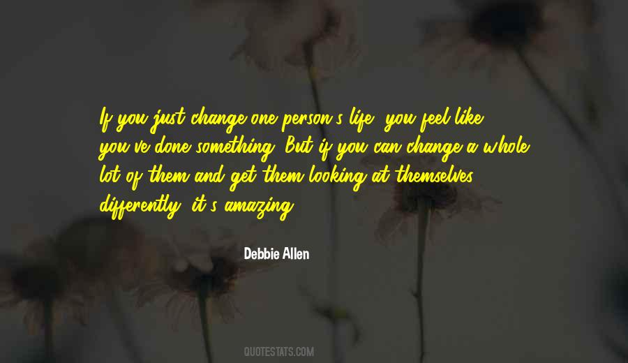 A Person Change Quotes #692135