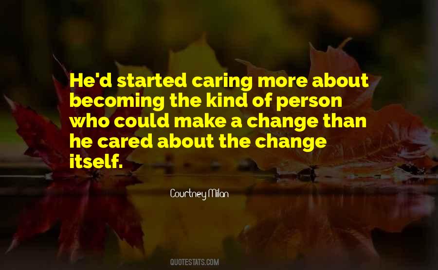 A Person Change Quotes #774557