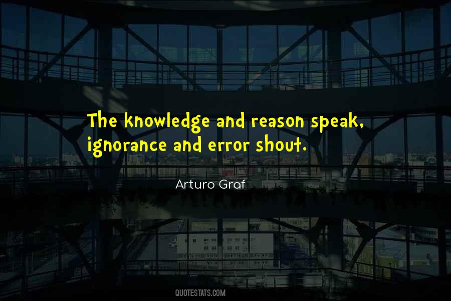 Ignorance Knowledge Quotes #1049565