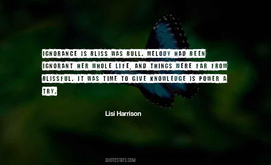 Ignorance Knowledge Quotes #1459708