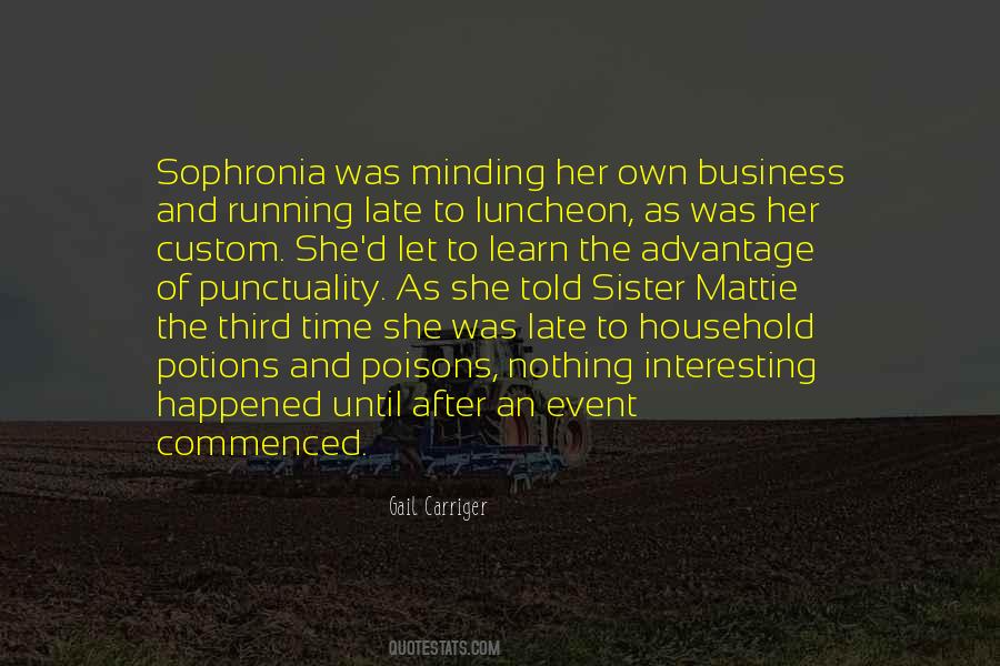 Quotes About Time And Business #1687625