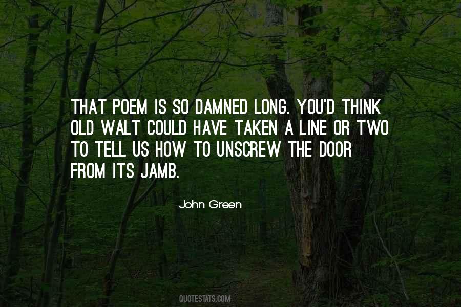 Green Door Quotes #373610