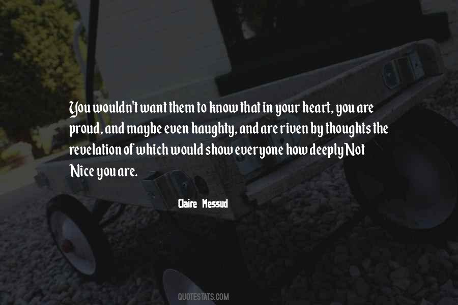 How Nice You Are Quotes #1000710