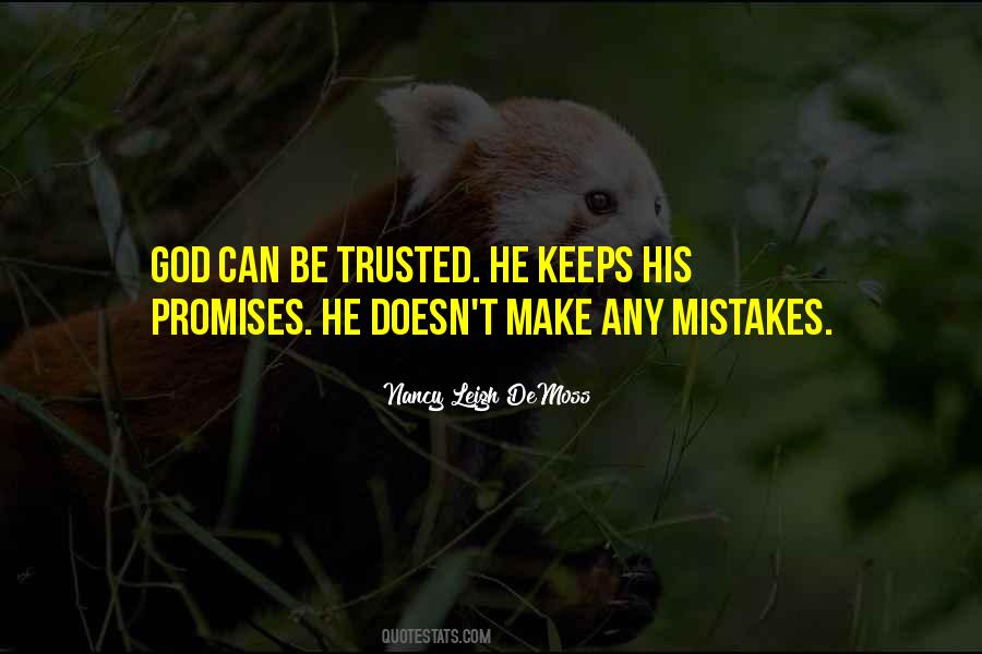 God Keeps His Promises Quotes #1387291