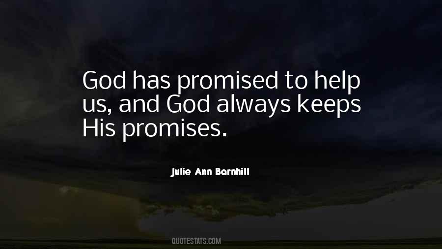 God Keeps His Promises Quotes #1631290