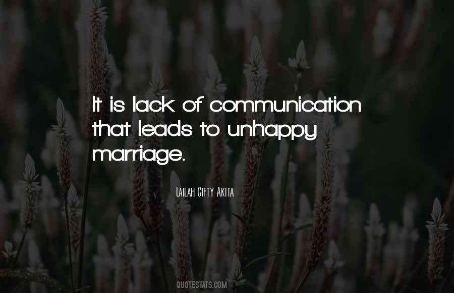 Lack Communication Quotes #662131