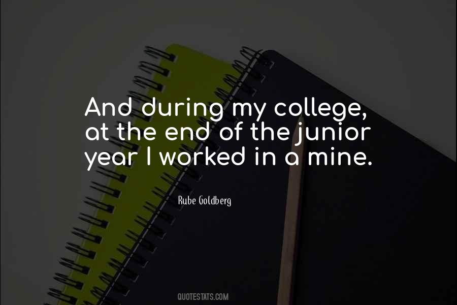 College Junior Quotes #695921