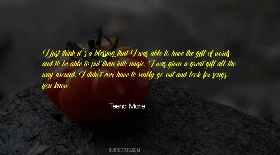 Gift Blessing Quotes #1593707