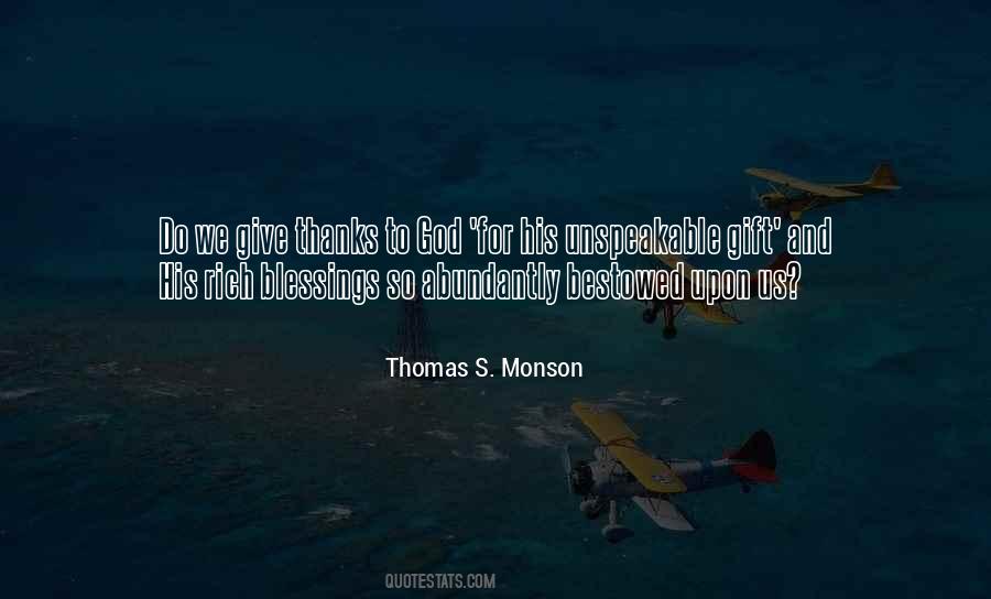Gift Blessing Quotes #236550