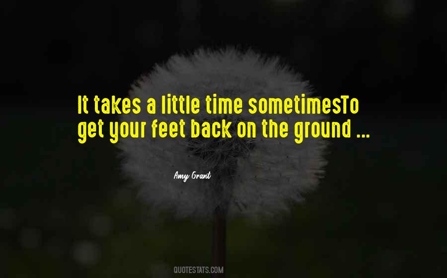 Back On Your Feet Quotes #1404871