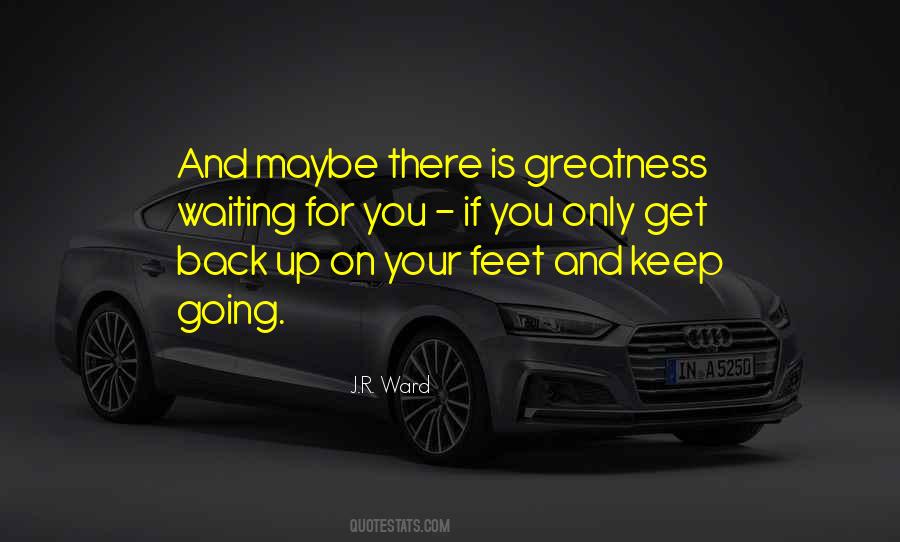 Back On Your Feet Quotes #1718985