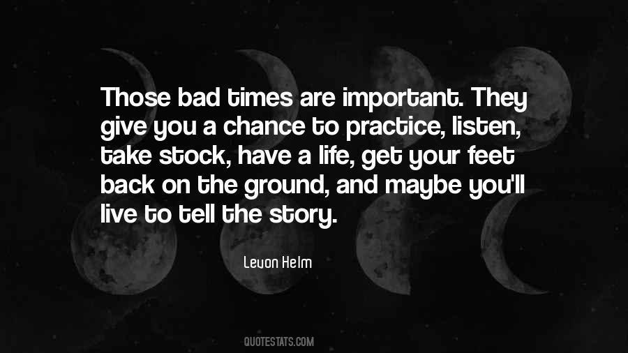 Back On Your Feet Quotes #1731252