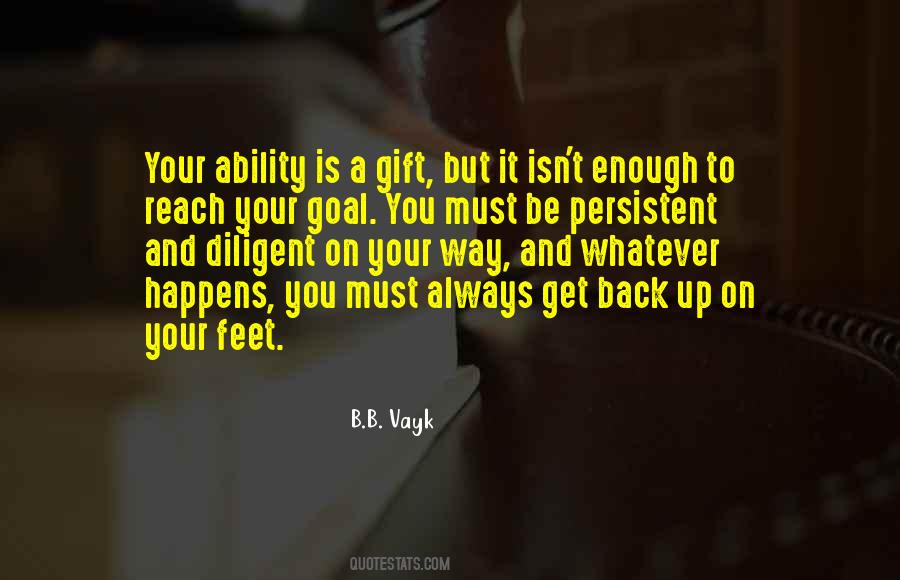 Back On Your Feet Quotes #649449