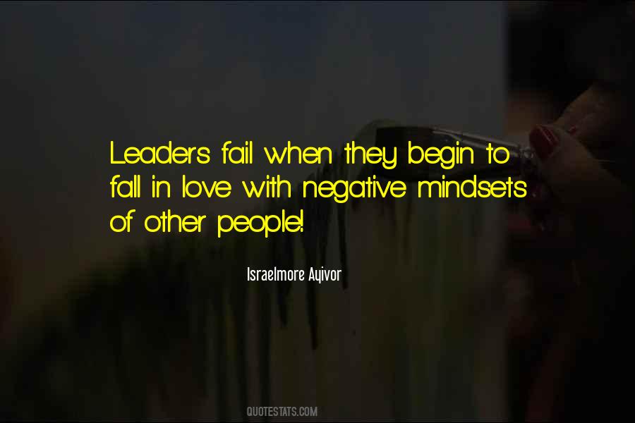 Leaders Mindset Quotes #1289957