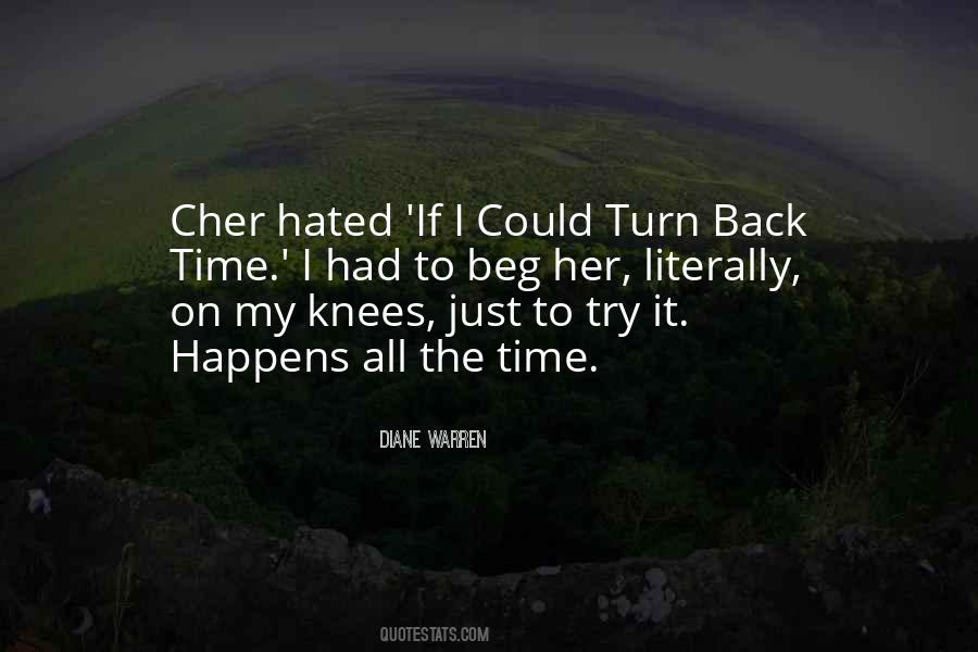 I Turn Back Quotes #1431139