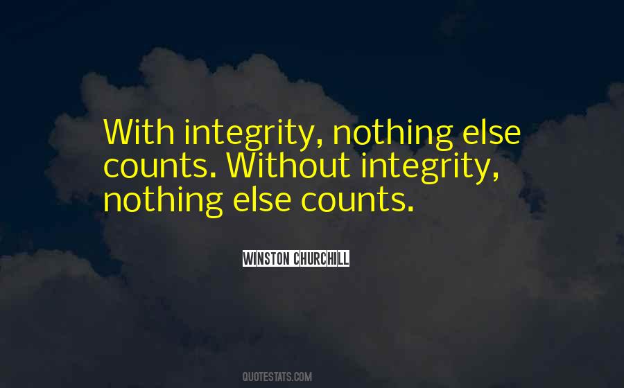 Without Integrity Quotes #1021906