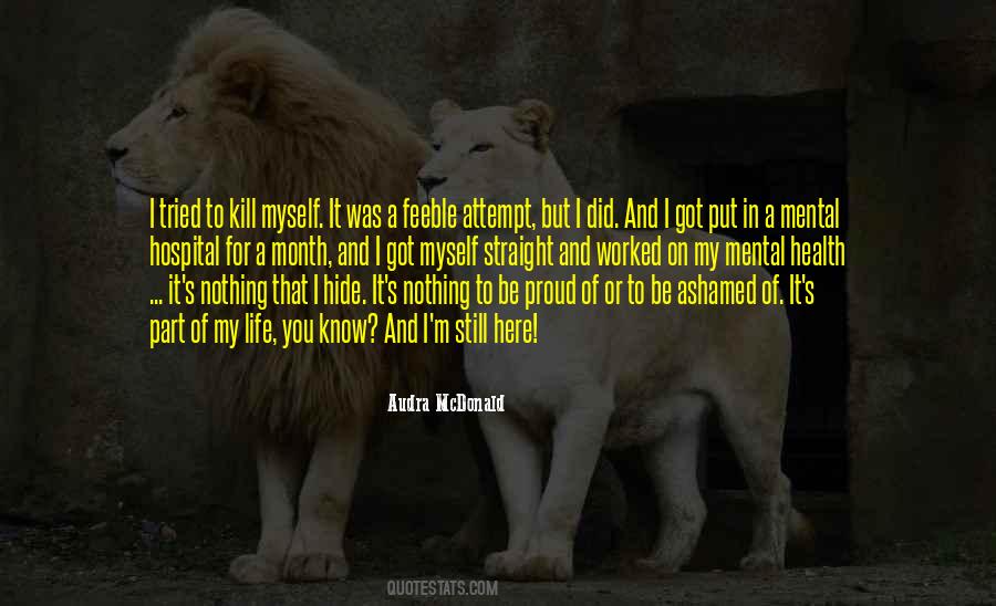Quotes About Hide Myself #1055435