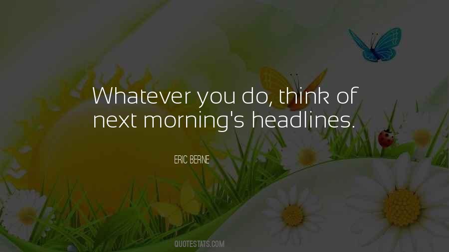 Life Morning Quotes #93217