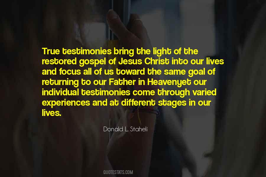Christ Light Quotes #931271