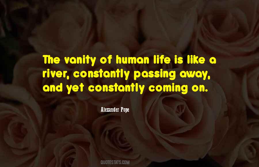 Vanity Life Quotes #909529