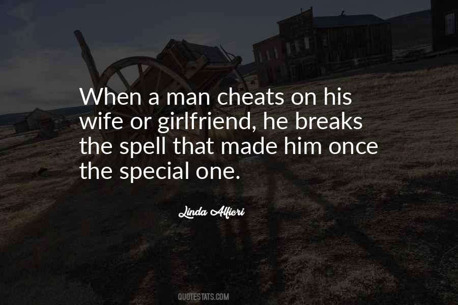 A Man Who Cheats On His Wife Quotes #64707