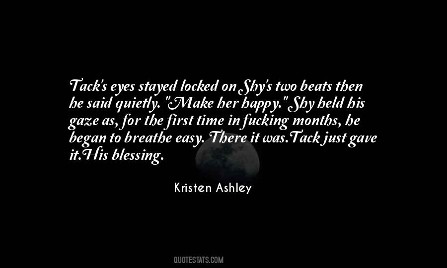 You Make Me Shy Quotes #34934