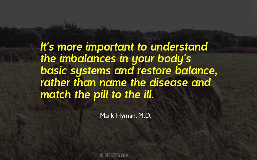 Balance Health Quotes #1602589