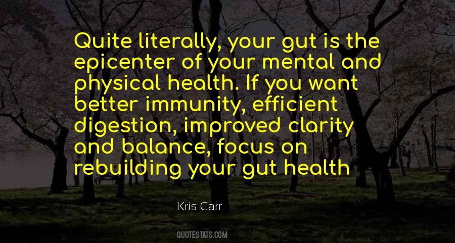 Balance Health Quotes #1771605