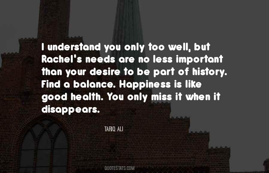 Balance Health Quotes #205662