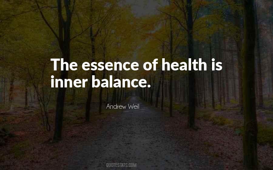 Balance Health Quotes #28478