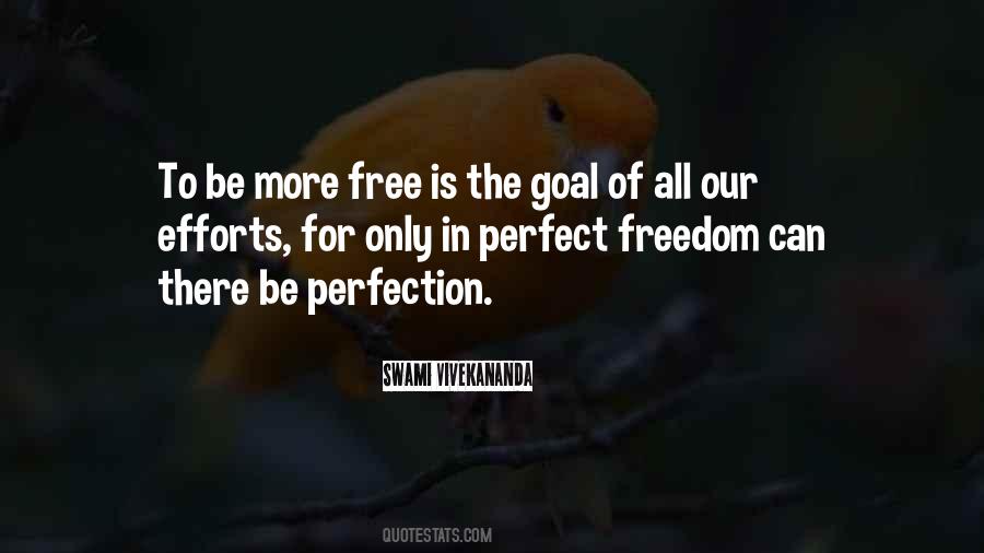 Goal Is Perfection Quotes #104316