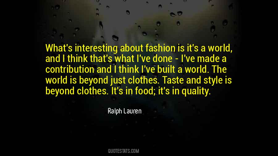 Style Clothes Quotes #1035556