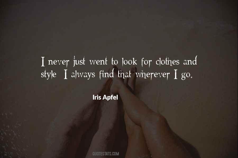 Style Clothes Quotes #1773821