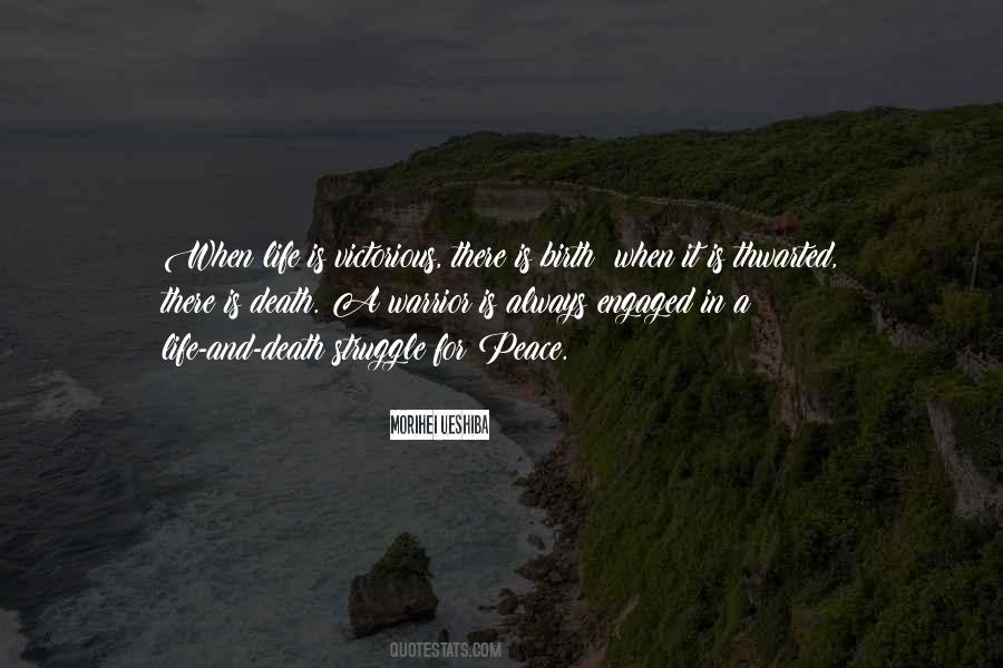 Peace Warrior Quotes #1077444