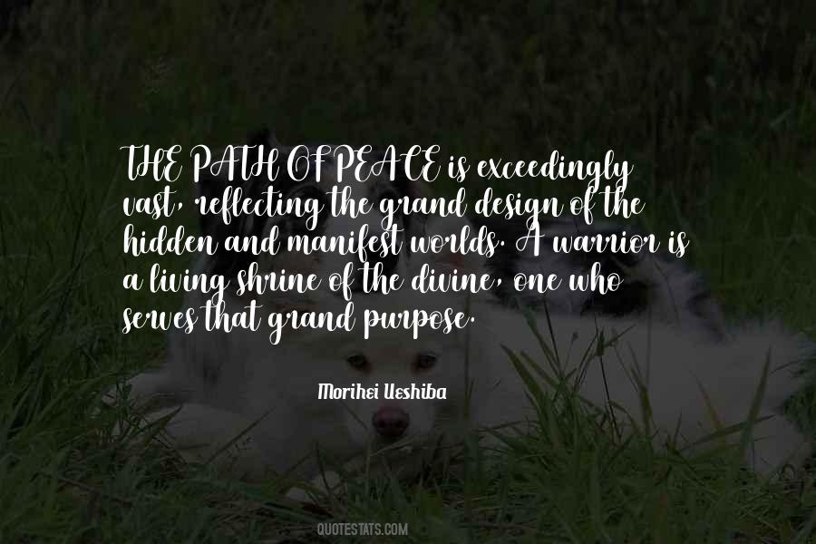 Peace Warrior Quotes #1855922
