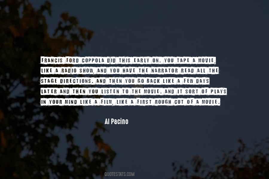 Francis Ford Quotes #840014