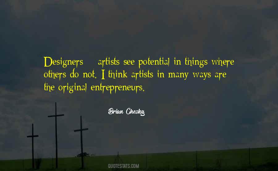 Artist Thinking Quotes #1736225