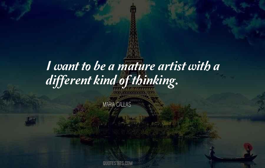 Artist Thinking Quotes #475220