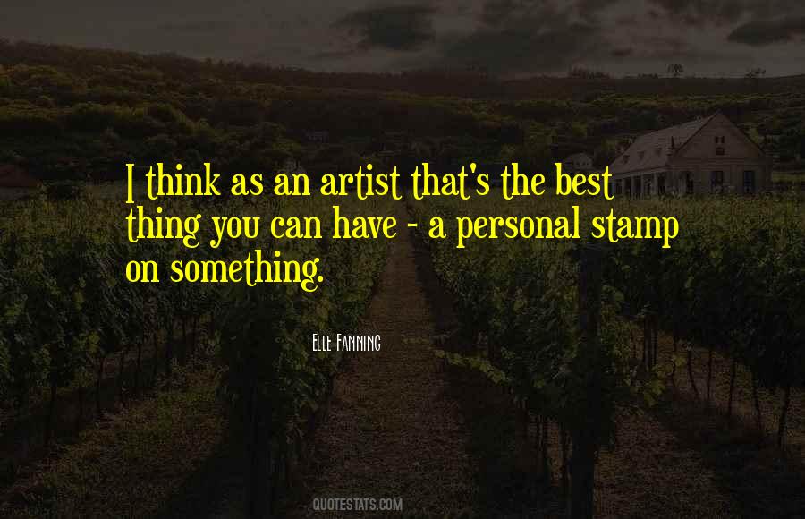 Artist Thinking Quotes #657649