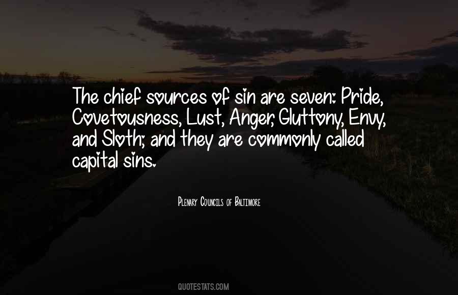 Pride And Sin Quotes #463098