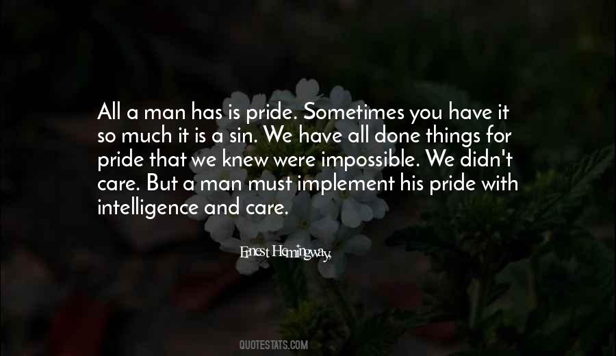 Pride And Sin Quotes #946250