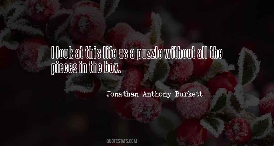 Life As A Puzzle Quotes #155053