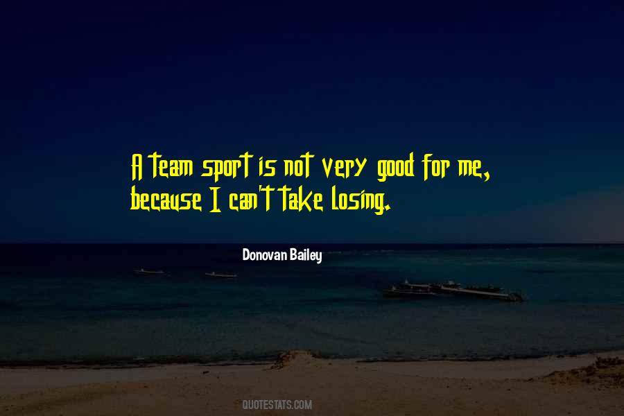 Team Sport Quotes #1160583