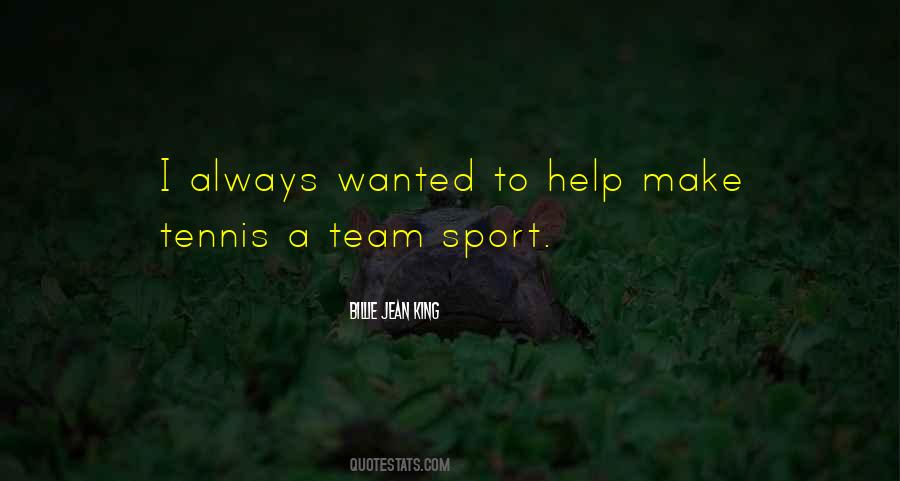 Team Sport Quotes #1817747